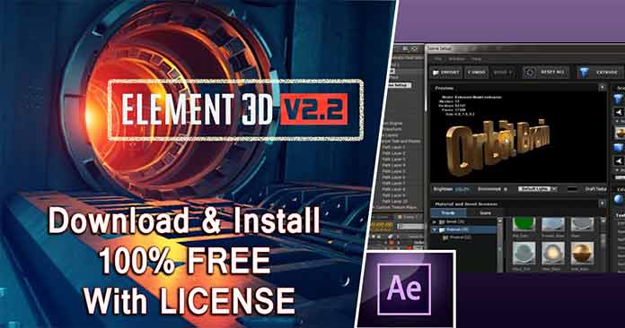 after effects element 3d download